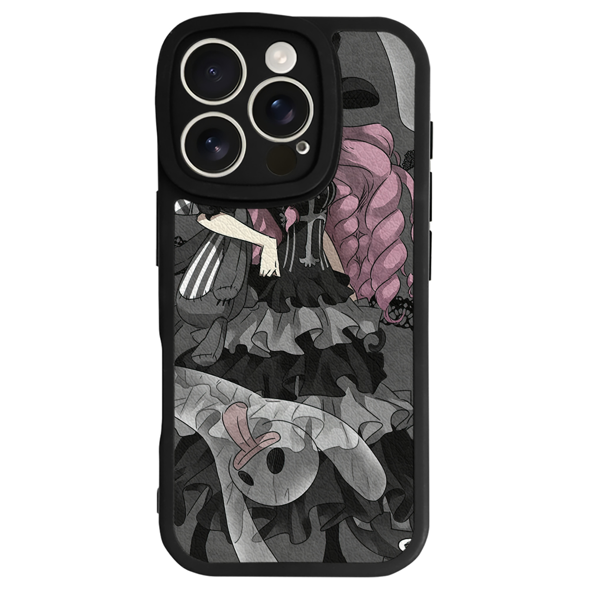 （画像用） ワンピース ONE PIECE 【iPhone 16シリーズ対応】シリコンスマホケース（レザー調） 材質：シリコン